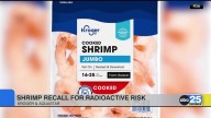 Frozen shrimp recalled for radioactive contamination risk