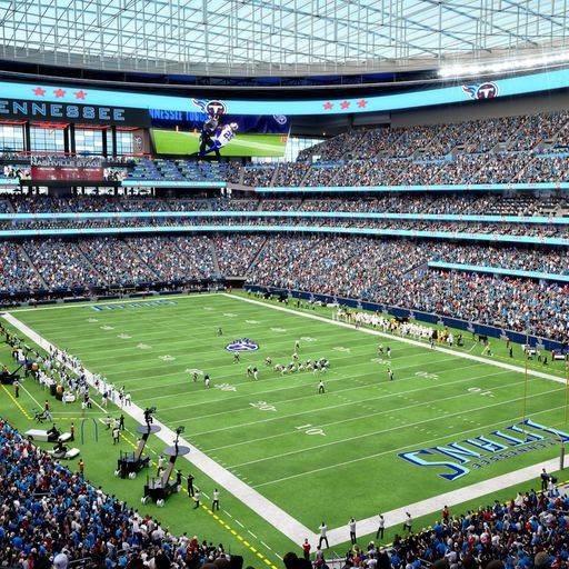 Titans Reach Halfway Point on Construction of New Stadium