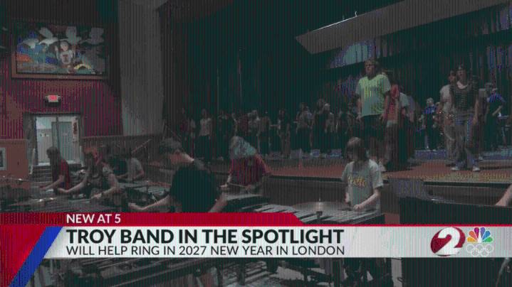 Troy High School band excited to help ring in 2027 in London parade