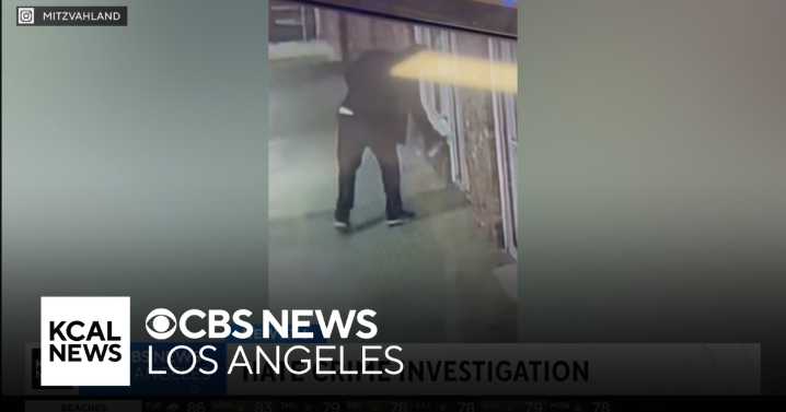 Los Angeles police investigating antisemitic graffiti spray painted on side of Jewish business