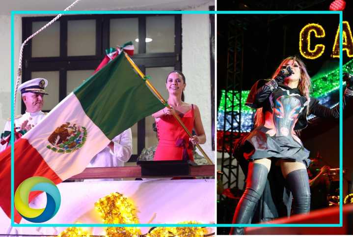 Fervor patrio y fiesta pop: Gloria Trevi corona el Grito de Ana Paty en Cancún