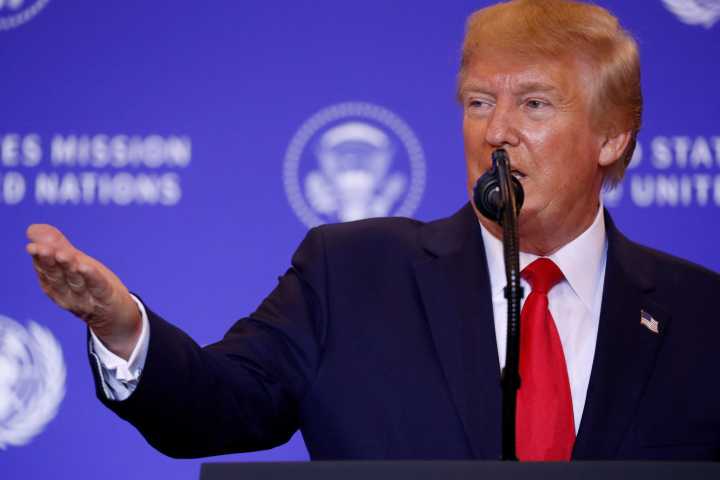 Trump heads to UN as future of Palestinian state and Gaza likely to dominate
