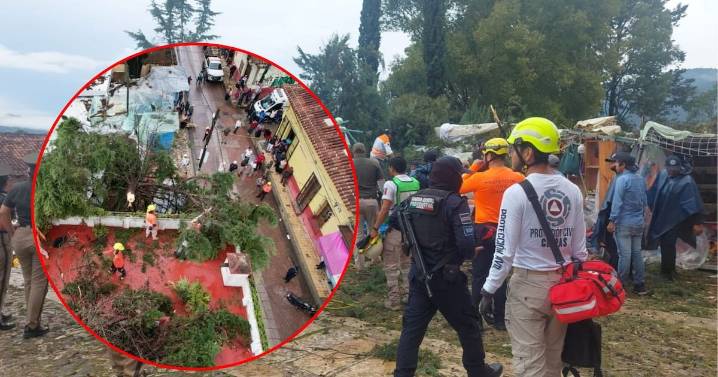 Dos tornados azotan a San Cristóbal de las Casas, Chiapas: Protección Civil confirma daños en techos, árboles derribados y escenas de pánico en el Centro Histórico”
