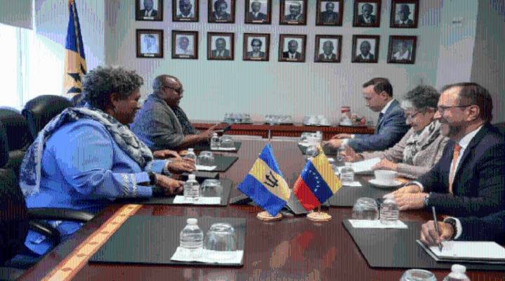 Venezuela y Barbados reafirman compromiso con la paz en el Caribe