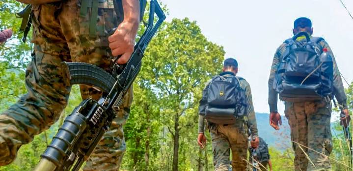 Three Maoists Killed In Jharkhand’s Gumla, AK
