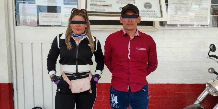 Cae “La Güera”, presunta líder regional de “La Chokiza”, junto con cómplice colombiano en el Edomex