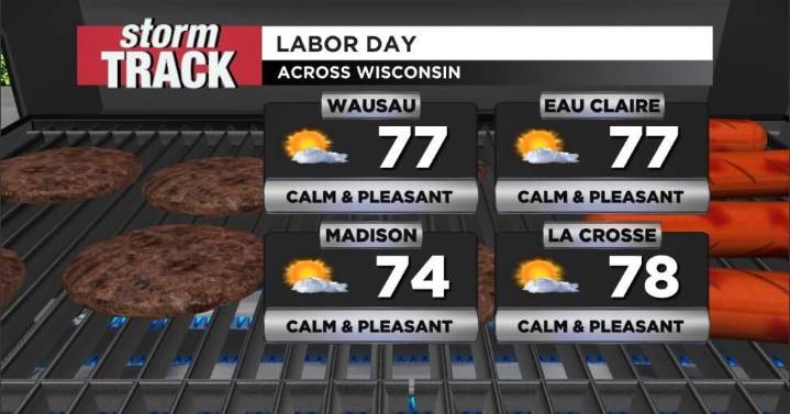 Another cool and clear night before a warm and sunny Labor Day