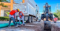 Se hunde colector de calle Camperos; reponen 40 metros de tubería