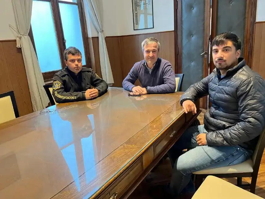 Barrena recibió el nuevo titular de la Sub DDI