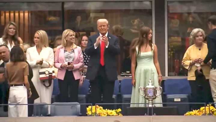 Watch: Trump Booed While Attending US Open