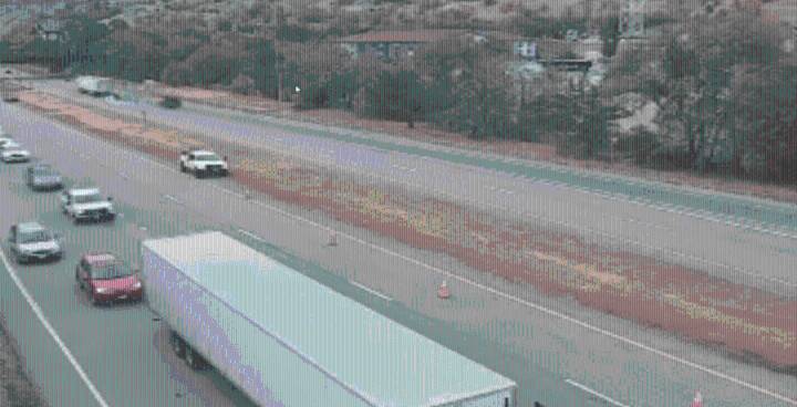 I-70 Glenwood canyon crash closes eastbound lanes