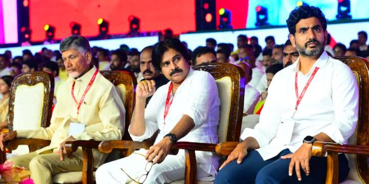 Lokesh pays a filmy visit to Pawan: Politics meets popcorn in AP Assembly