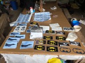 Coca con el logo de Batman destruida en zona rural de Pasto