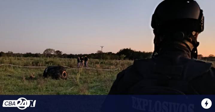 Un gran cilindro cayó del cielo en el norte de Argentina: investigan el origen