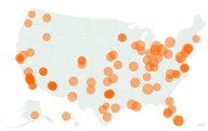 Map Shows Cities That Spend the Most