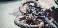 Motociclista herido en un accidente