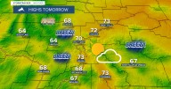 Partly cloudy, mild, and breezy to begin October