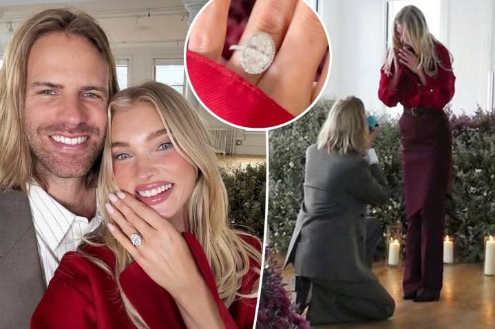 Model Elsa Hosk says 'yes' to longtime partner Tom Daly with Tiffany engagement ring