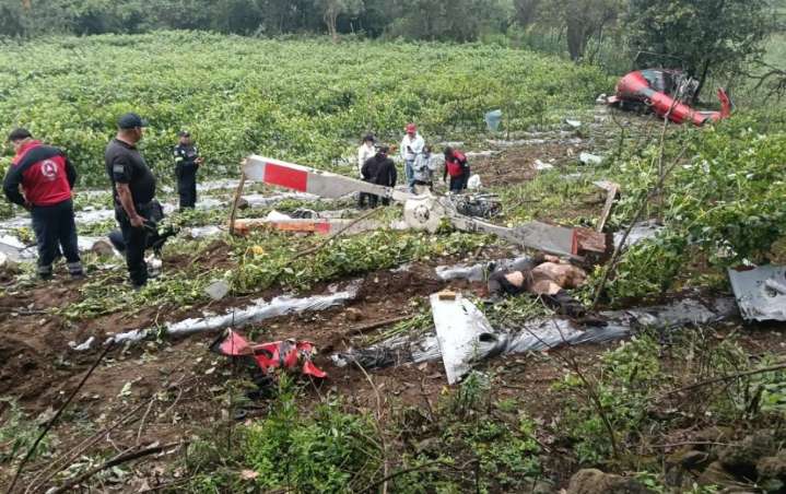 Helicóptero con 300 kg de oro se desploma en Edomex y oro desaparece