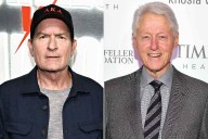 Charlie Sheen Claims Bill Clinton Tried to Hit on His Girlfriend in the '80s