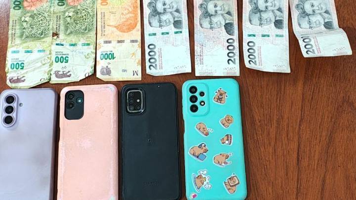 Tras una breve persecución, detuvieron a un hombre por el robo de cuatro celulares