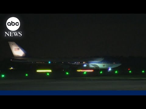 President Trump arrives in London for second state visit