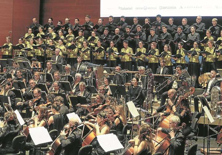 Landarbaso, un milagro coral para abrir la temporada de la Euskadiko Orkestra