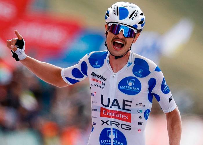 Jay Vine, ganador de la 10ª etapa de la Vuelta a España