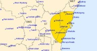 Warnings of flash flooding as a complex low hits the South Coast