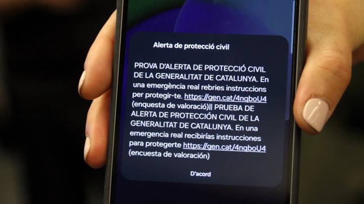 La prueba del sistema de alertas a móviles en Lleida, el Alt Pirineu y Aran recibe más de 3.000 encuestas en media hora