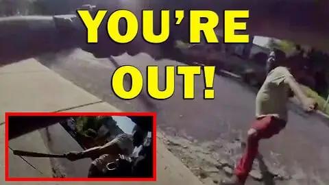 One Shot Stops Violent Suspect After He Swings At Officers: LEO Talk Show