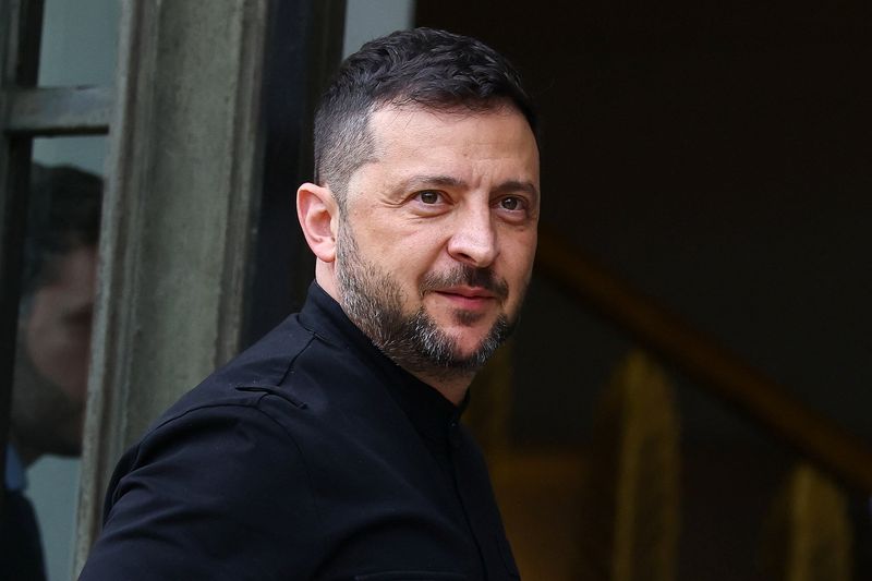 Ukraine's Zelenskiy says discussed Russia sanctions, joint arms production with US envoy Kellogg