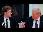 WATCH: 'I wasn't sure what number you wanted,' Zuckerberg tells Trump at White House dinner