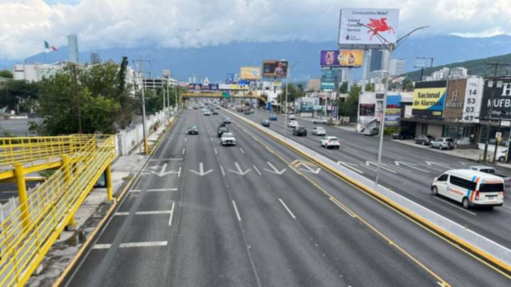 Vialidades de NL se toman un respiro del tráfico en este asueto