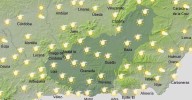 Un fin de semana con temperaturas agradables y nubes en los cielos de la provincia de Granada