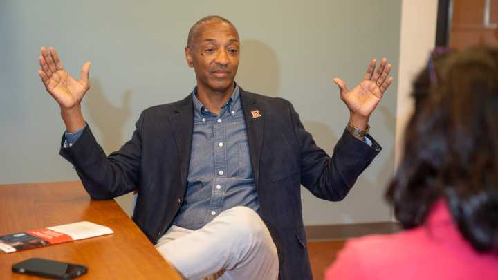 Rutgers' new president discusses his vision and his story