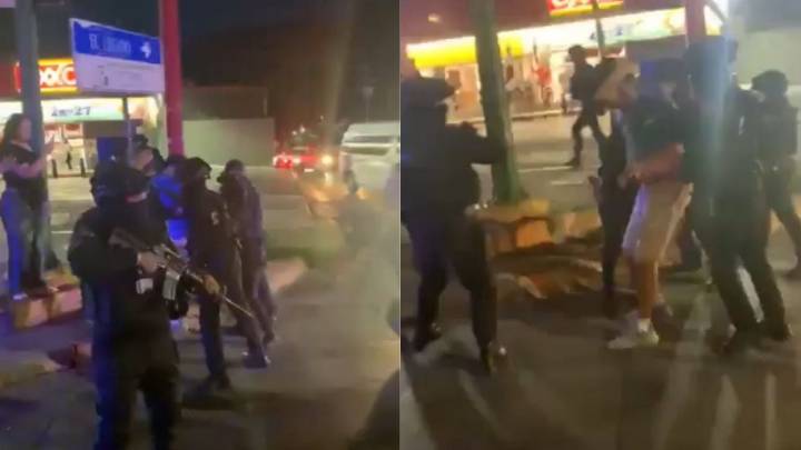 Policías golpean a activistas en protesta por maltrato animal en pleno Grito de Independencia (VIDEO)