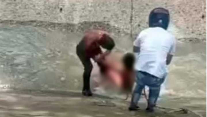 Falleció la mujer que fue quemada por dañar un jardin