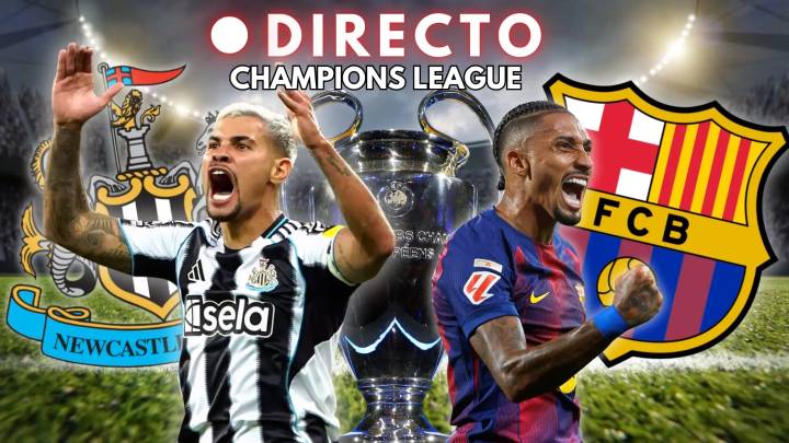 Newcastle - Barça de Champions League, en directo: goles, resultado y última hora de la jornada 1