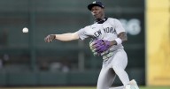 Yankees' Jazz Chisholm Jr. exits game against Astros after bruising both knees