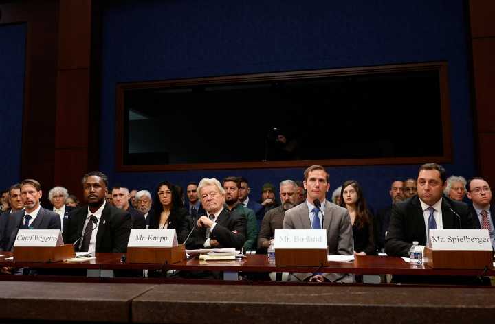 Congressman shows never-before-seen video at military UFO hearing