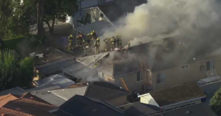 Son in Rosemead allegedly sets family house on fire after dispute