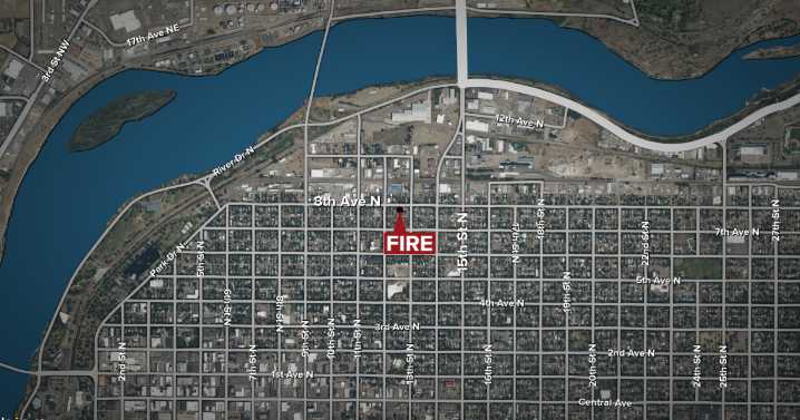 Overnight grass fire in Great Falls spreads to garage