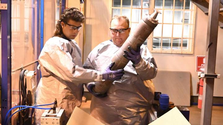 Last warheads, once filled with nerve agents, destroyed