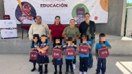 Entregó Salud útiles escolares a estudiantes de varias escuelas
