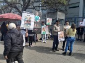Intendente de La Caldera y familiares de Jessica Gutiérrez se manifestaron en Ciudad Judicial