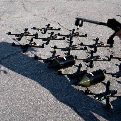 This Ukrainian startup has re-invented drone swarming