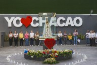 Celebran a la Virgen del Valle con un emotivo rosario en Chacao
