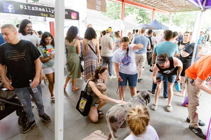Disfrute de la Fiesta vegana en Durham Central Park