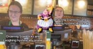 “Parece la risa de Majin Buu”: hombre pide una bebida en Starbucks y su carcajada asusta a todos